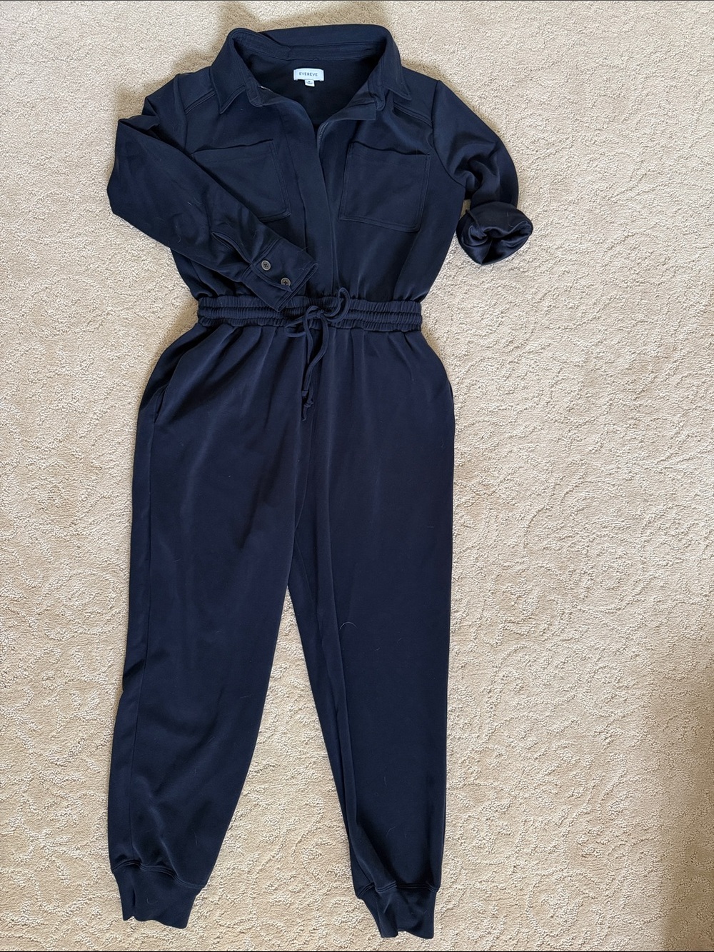 Evereve Black Utility  Jumpsuit